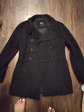 New esprit black button up jacket